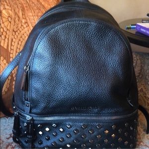 Medium Pebbled Leather Backpack